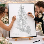 Guest Book Tree Pine Tree Signature Wedding Guestbook Tree Alternative for Weddings - Image 3