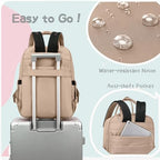 LORADI 18 Pockets Large Diaper Bag Backpack - Image 5