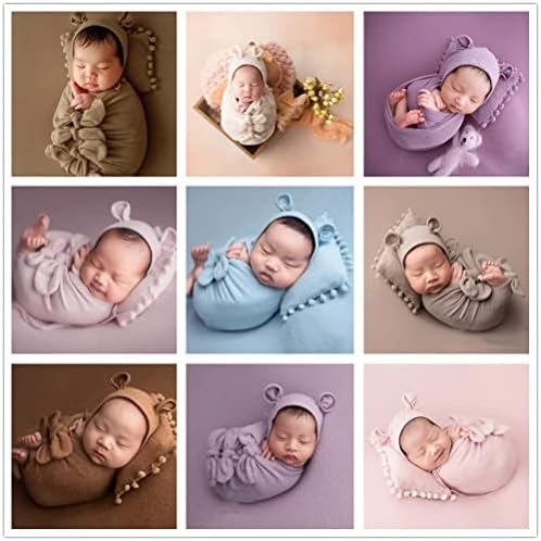 Newborn Baby Boy Girl Photography Props Set of 4 Pcs - Image 5