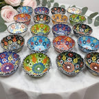 Wedding Favors for Guests Bulk,Bridal Shower Favors for Guest,Set of Ceramic Bowls in Gold Box, Baby Shower Favors Bulk, Mexico Wedding Favors, Mexican Style Gift (Multi Color, Set of 50) - Image 4