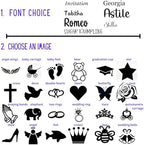 25 Personalized Ribbons Assesmbled Bows Bridal Shower Favor Party Favors Custom Wedding Ribbon Bridesmaid Memorial Ribbons Funeral Baby Invitations Mis XV años Quinceanera (White) - Image 4