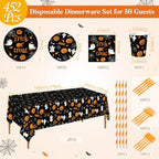 Ceenna Halloween Trick or Treat Party Supply Decoration for 50, Orange - Image 3