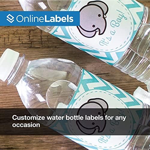 OnlineLabels 8" x 2.5" Rect. Labels - Weatherproof Polyester - 100 Sheets - Image 6