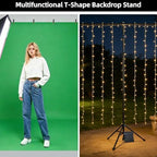 Hemmotop Adjustable Backdrop Stand 10x8.5ft Heavy Duty - Image 5