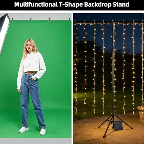 Hemmotop Adjustable Backdrop Stand 10x8.5ft Heavy Duty - Image 5