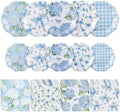 NatNarr 50 Set Floral Plates and Napkins Hydrangea Party Decor by NatNarr