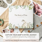 Keepsake Baby Memory Book – Timeless Gender Neutral First 5 Year Baby Book - Image 2