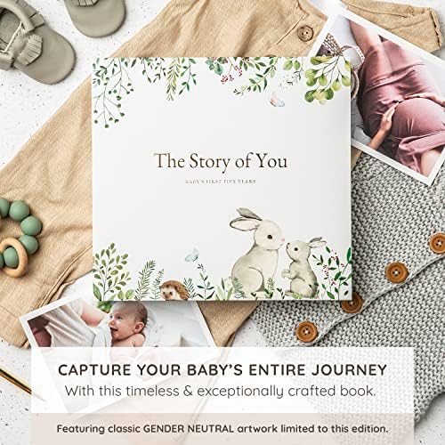 Keepsake Baby Memory Book – Timeless Gender Neutral First 5 Year Baby Book - Image 2