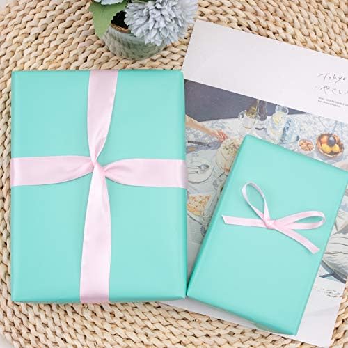 RUSPEPA Mint Wrapping Paper Solid Color for Wedding, Birthday, Shower, Congrats, and Holiday - 30 inches x 100feet - Image 3