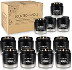 YOROXRG Scented Candles Gifts Set 12 Pack Soy Wax Travel Tin Jar Candles for Home 3.05 OZ for Mom for Christmas, Birthday, Thanksgiving, Mother's Day(Gradient Color) - Image 3