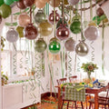 TaoBary 30 Set Sage Green Brown Boho Large Ceiling Hanging Latex Balloons Bulk 22/18'' Ceiling Decor Bobo Balloons with Satin Bows, Ribbons for Hunting Woodland Birthday Party Wedding Decoration by TaoBary
