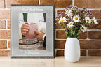 PersonalizationStreet - Religion Occasions: Baptism Personalized 8" x 10" Vertical Silverplated Metal Photo Frame with Free Custom Engraving, Shipping and Photo Print of Your Special Photograph - Image 4