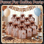 6 Set A Baby is Brewing Baby Shower Party Favors Aluminum Moka Pot - Image 5