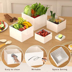 KOLIPI 6Pcs Buffet Risers, Food Risers for Buffet Table, White Acrylic Box - Image 5