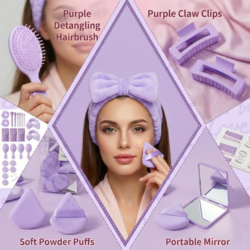 116Pcs Baby Shower Prizes Game Winners Favors Gifts Set (Purple) - Image 5