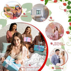 Loopeer 48 Set Strawberry Baby Shower Soaps with Cards Bags, Red - Image 4