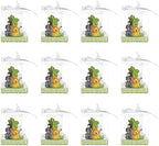 Keepsake Figurine 12 pcs Safari Jungle Animals Candle Set, Awesome Decorations or Party Favors, Pregnancy Announcements, Gender Reveals, Birthday Parties and Special Celebrations - Image 2