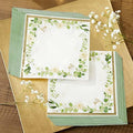Kate Aspen Decorative Paper Napkins - Set of 120-6.5 Inch Durable Disposable Serveware, Easy Cleanup for Birthday, Wedding, Bridal Shower, Baby Shower, Anniversary Party (Bulk) - Botanical Garden by KateAspen