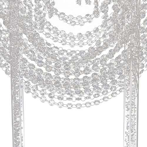 2PCS Acrylic Tabletop Flower Stand, Wedding Crystal Stand Set Table Decorations, 11.8×23.62×26.77Inch Flower Vases for Event Restaurant Hotel Party Centerpieces, Modern Style - Image 5