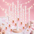 Coume 60 Pcs Baby Shower Pacifiers Necklace Game, White, Pink, Cute by Surlontye