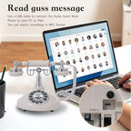 Audio Guest Book Wedding Phone,Audio Guestbook Phone Vintage Style Audio Message Voicemail for Graduation Retirement Party Birthdays Baby Shower Special Occasions (Beige) - Image 5