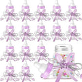 Nuenen 48 Pcs Baby Shower Milk Bottles with Ribbon Plastic Bear Candy Bottles Baby Shower Favors Gender Reveal Wedding Birthday Party Decorations (Purple) by Nuenen