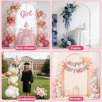 6.6FT Arch Backdrop Stand,Balloon Arch Stand Wedding Back Drop Arch Stand - Image 6