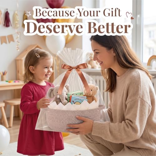 8 Pack Small Woven Gift Baskets Empty to Fill, Cute Gift Basket - Image 5