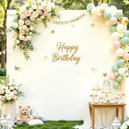 Besutolife Square Arch Backdrop Cover, 8×8 FT Spandex Arch Covers Stretchy Fitted Balloon Arch Stand Cover for Wedding, Birthday Party, Baby Shower, Photo Booth, Graduation Ceremony, Ivory - Image 7