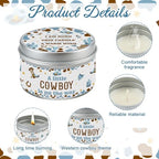 24Pcs Cowboy Baby Shower Party Candles for Gender Reveal - Image 3