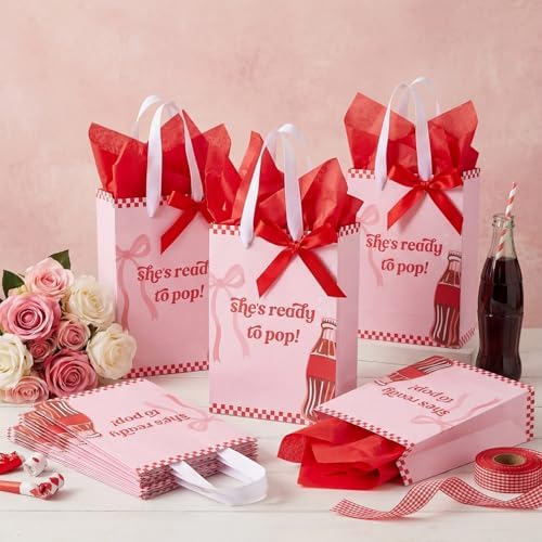 Willinglong 50 Set Baby Shower Gifts Bag for She's Ready to Pop Party Favor - Image 2