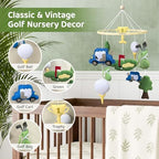 Baby Crib Mobile Golf Mobile for Boys Handmade Toddler Room Decor - Image 3