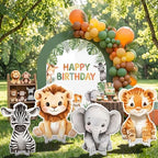 Honoson 4 Pcs Large 24" x 32" Safari Animals Cardboard Cutouts Life Size by Honoson