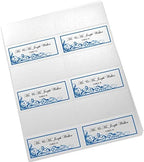Scribble Vintage Swirl Printable Place Cards, Royal Blue, Set of 150 (25 Sh - Image 4