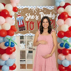 Lofaris Shes Ready to Pop Baby Shower Balloon Garland Banner Kit - Image 3