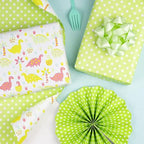 WRAPAHOLIC Jumbo Reversible Dinosaur Wrapping Paper - 24 Inch X 100 Feet Jumbo Roll Dinosaur Design, Perfect for Kids Birthday, Baby Shower - Image 4
