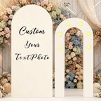 Custom 6FT Foam Board Backdrop for Parties, 6.6FT Personalized Foam Arch Backdrop Board with Text Photo, Customized Ceremony for Wedding Birthday Graduation Christmas Decor by YZPPDHFCCustomGift