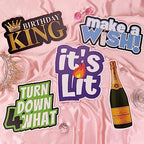 (Birthday Pack) Elevate Your PhotoBooth Experience with Durable & Waterproof Props - Perfect for Weddings, Birthdays, & Photo Booth Businesses - PVC Foamboard Adult Party Photo Props - Image 2