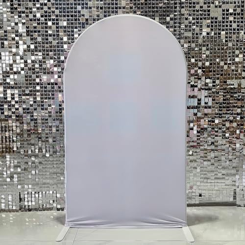 Pink Barn Door Arch Backdrop Cover for Cows Farm Birthday Party Arched Background Stand Stretchy Fabric Covers Baby Shower Cake Banquets Parties Decorations 4x7FT - Image 4