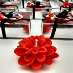 Giftsupstore Wedding Favor Guest Bulk – 150 Set of Scented Lotus Shaped Candle Party Favors – Custom Baby Shower Gifts, Bridal Shower & Personalized Bachelorette Party Favors for Adults - Red - Image 6