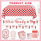178 Pcs Shes Ready to Pop Baby Shower Decorations Retro Soda Party Decor - Image 2