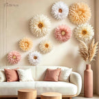 Faylifeway Large Paper Flowers for Wall Decor Wedding Party Backdrop (Boho) - Image 5
