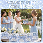 Jaloro 24 Set Blue Chinoiserie Wedding Welcome Boxes 9x6x6 Gable - Image 4