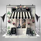 Paris Cafe Birthday Party Photography Backdrop, 9x6feet - Image 6
