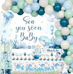 Sea You Soon Baby Shower Decorations All-in-One Kit Blue Boy by Diartpaint
