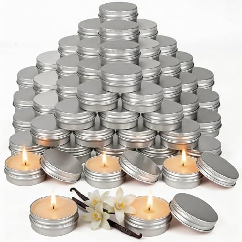 100 Pcs 1 Oz Mini Vanilla Scented Soy Candle Set,Wedding Favors for Guests Bulk 100,The Quantity of Multiple Sets Meets Your Needs for Wedding and Party Gifts and Party Favors. by Veiuwa