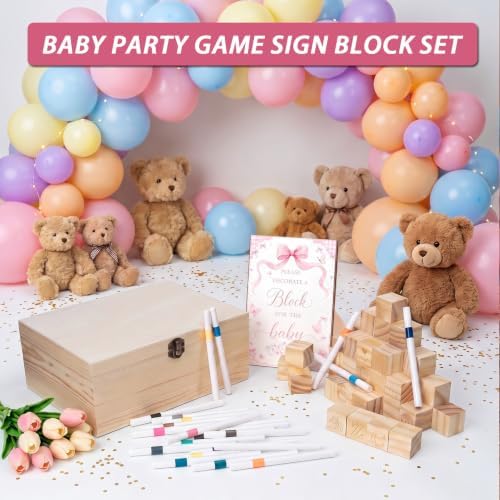 Decorate Game Sign Kit, Pink Baby Shower, 150 Pack - Image 6