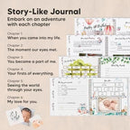 KeaBabies Inkless Hand and Footprint Kit and First 5 Years Baby Memory Book Journal - Ink Pad for Baby Hand and Foot Prints - 90 Pages Hardcover First Year Keepsake Milestone Book for Boys, Girls - Image 7