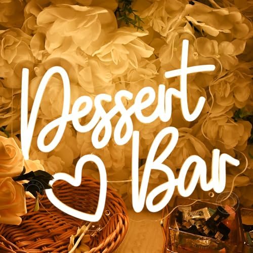 SYLHOME Dessert bar Led Neon Light Sign Candy Bar Snack Party Wall Decor - Image 2