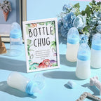 Roowest Bottle Chug Baby Shower Games Favors, Blue, Dinosaur - Image 4